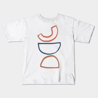 Geometric Shape Stack Kids T-Shirt